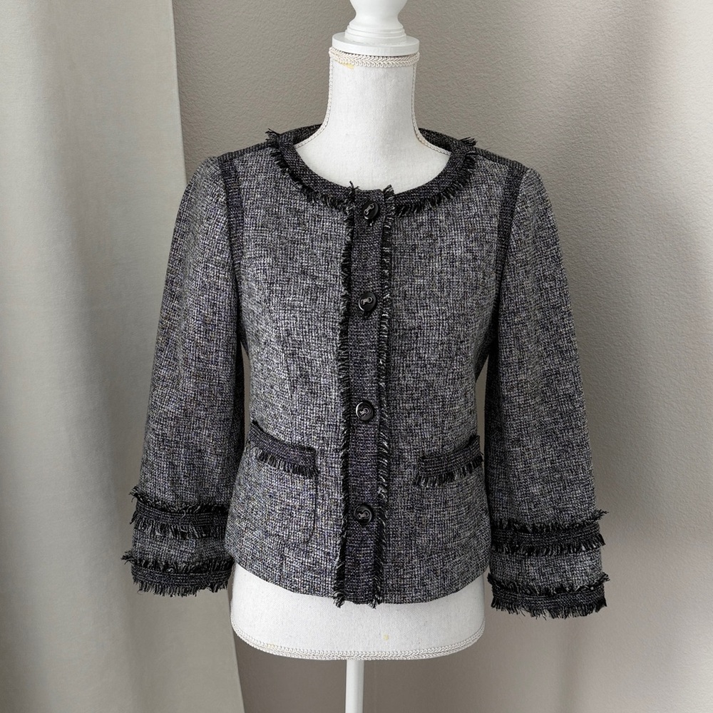 SALE ‼️  The Limited Black and Gray Tweed Jacket